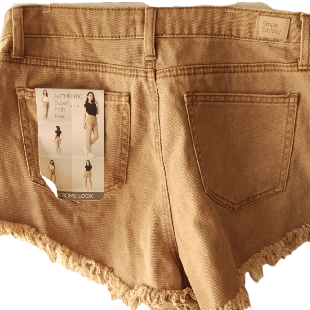 NWT Simple Society juniors/women frayed hem shorts, 11/30 - Picture 6 of 9
